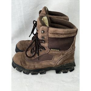 Wolverine Waterproof Work Boots Brown Suede Size 5.5